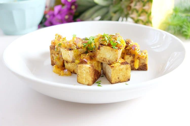 Receta con tofu