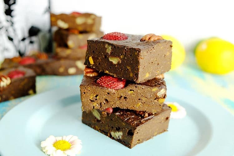 Brownie Saludable, sin azúcar y sin glúten