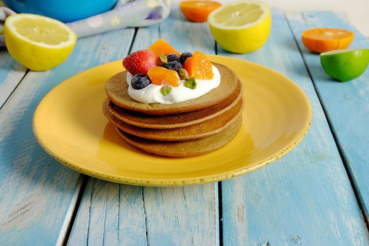 Pancakes de remolacha sin azúcar