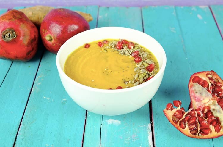 Crema de Boniatos, Zanahoria y Puerros